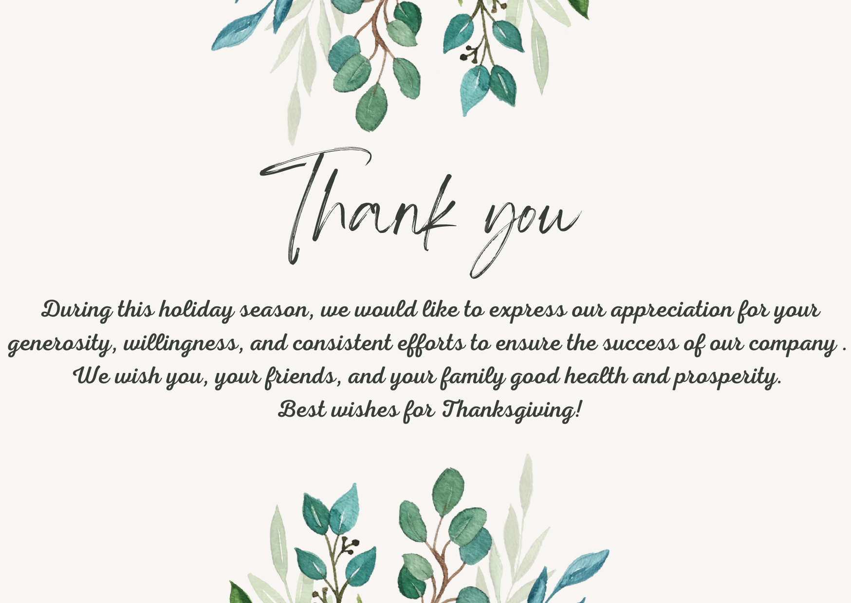 Thanksgiving Messages &amp;amp; Wishes For Employees In 2022 - Traicie within Thanksgiving Cards Messages For Employees