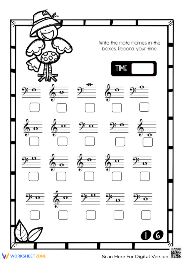 Thanksgiving Music Worksheets