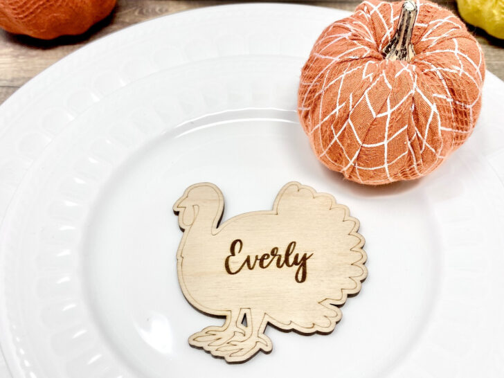 Personalized Thanksgiving Place Cards