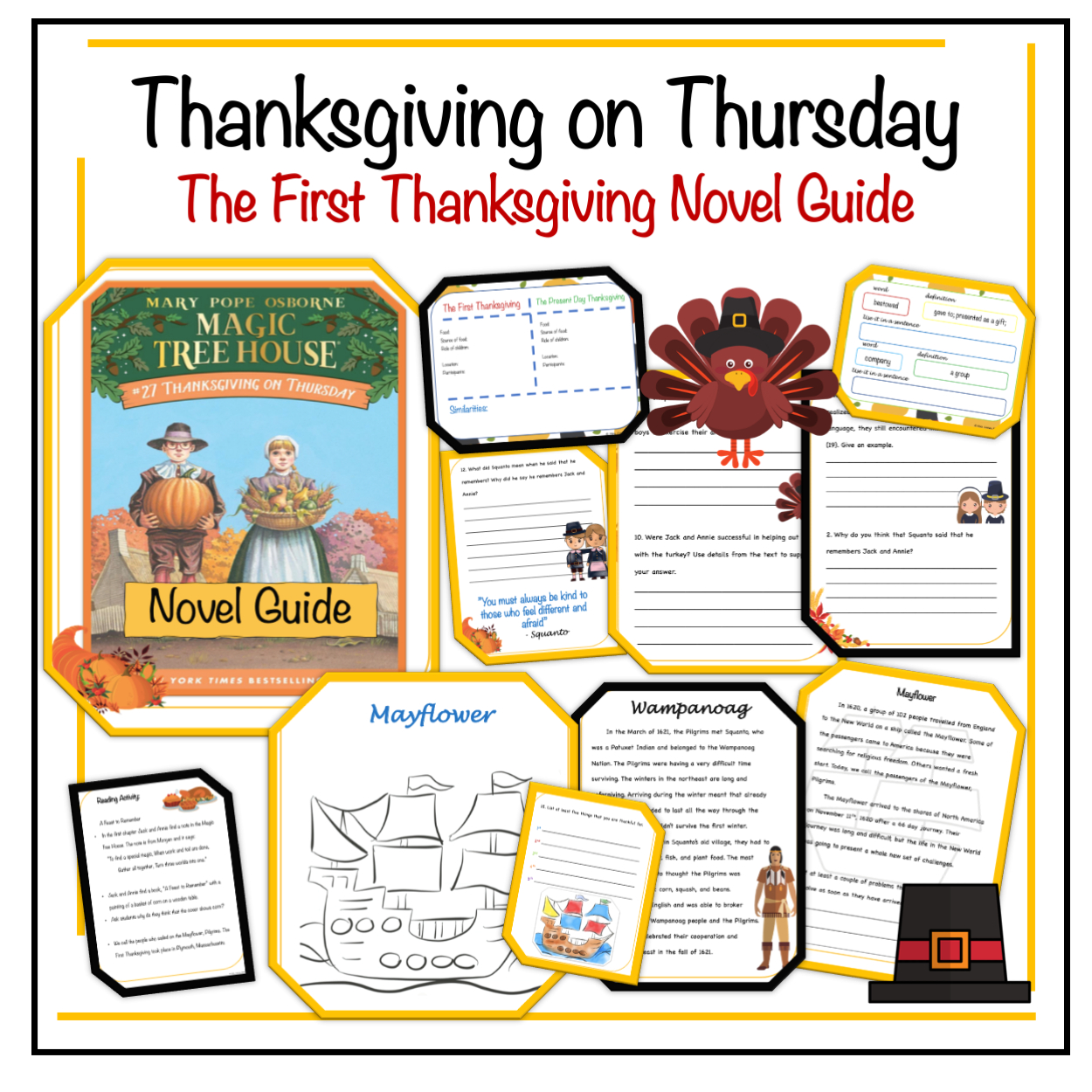 Thanksgiving On Thursday Magic Tree House – Kids Read intended for Magic Tree House Thanksgiving On Thursday Worksheets