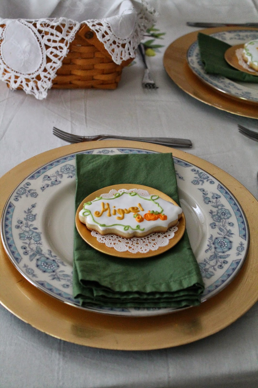 Thanksgiving Place Card Cookies — The Cookie Couture-Cookie within Thanksgiving Cookie Place Cards