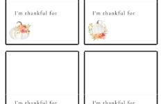 Thanksgiving Place Cards | Free Printables – Just Customize & Print! within Free Printable Thanksgiving Name Cards