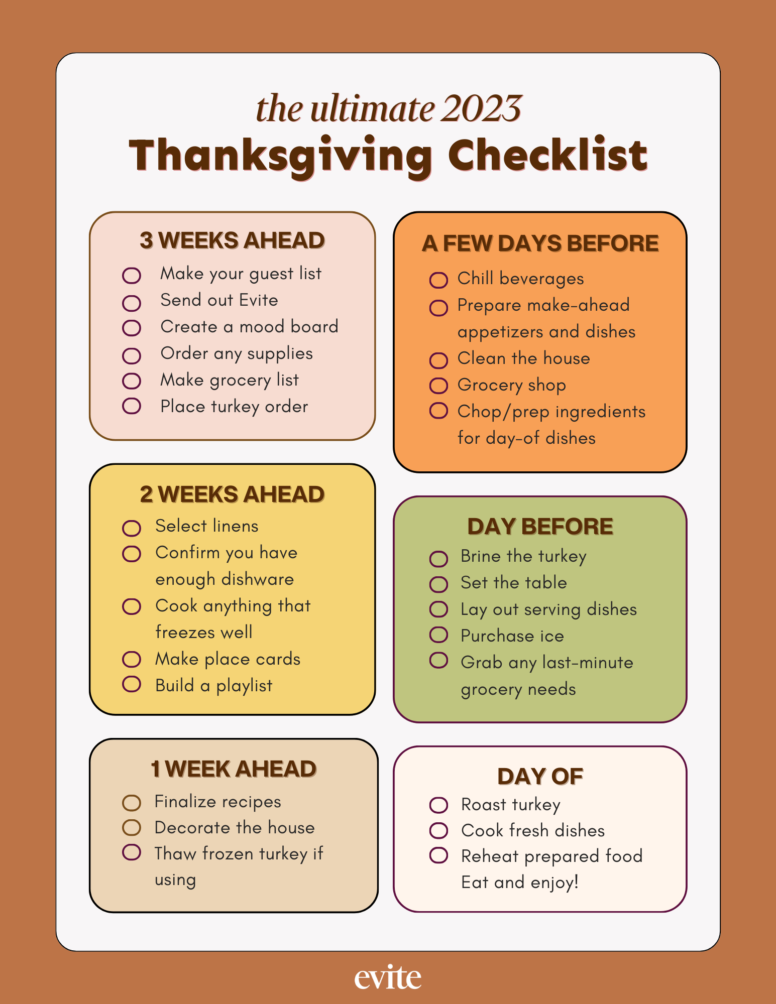 Thanksgiving Planning | Evite inside Thanksgiving Evite Cards