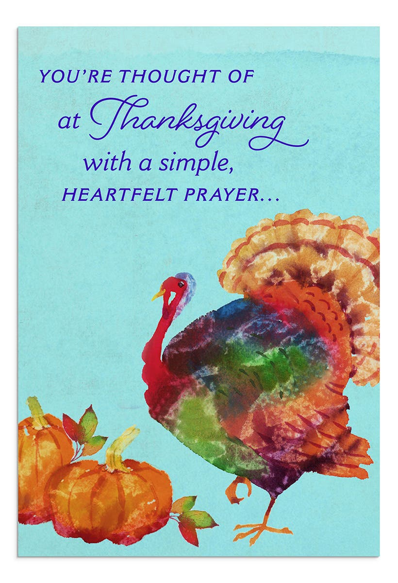 Thanksgiving - Prayers - 12 Boxed Cards pertaining to Thanksgiving Prayer Cards