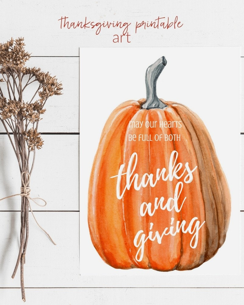 Thanksgiving Printables - Free! | The Harper House throughout Free Printable Pictures of Thanksgiving