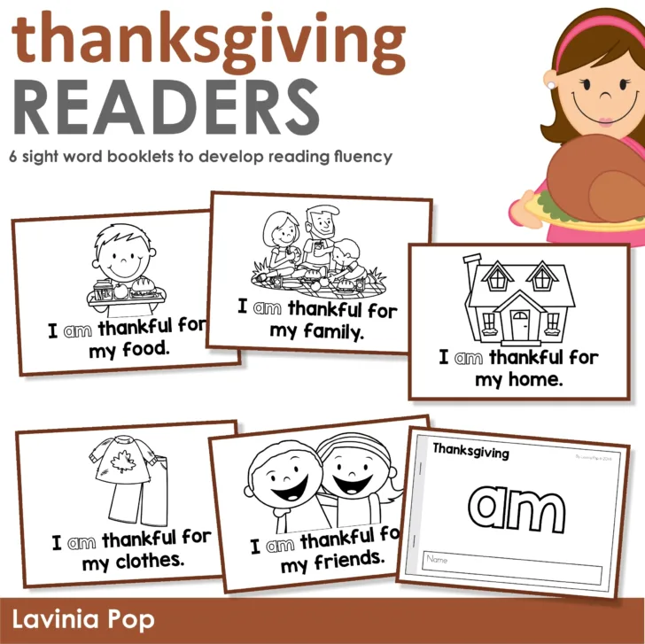 Thanksgiving Sight Word Worksheets