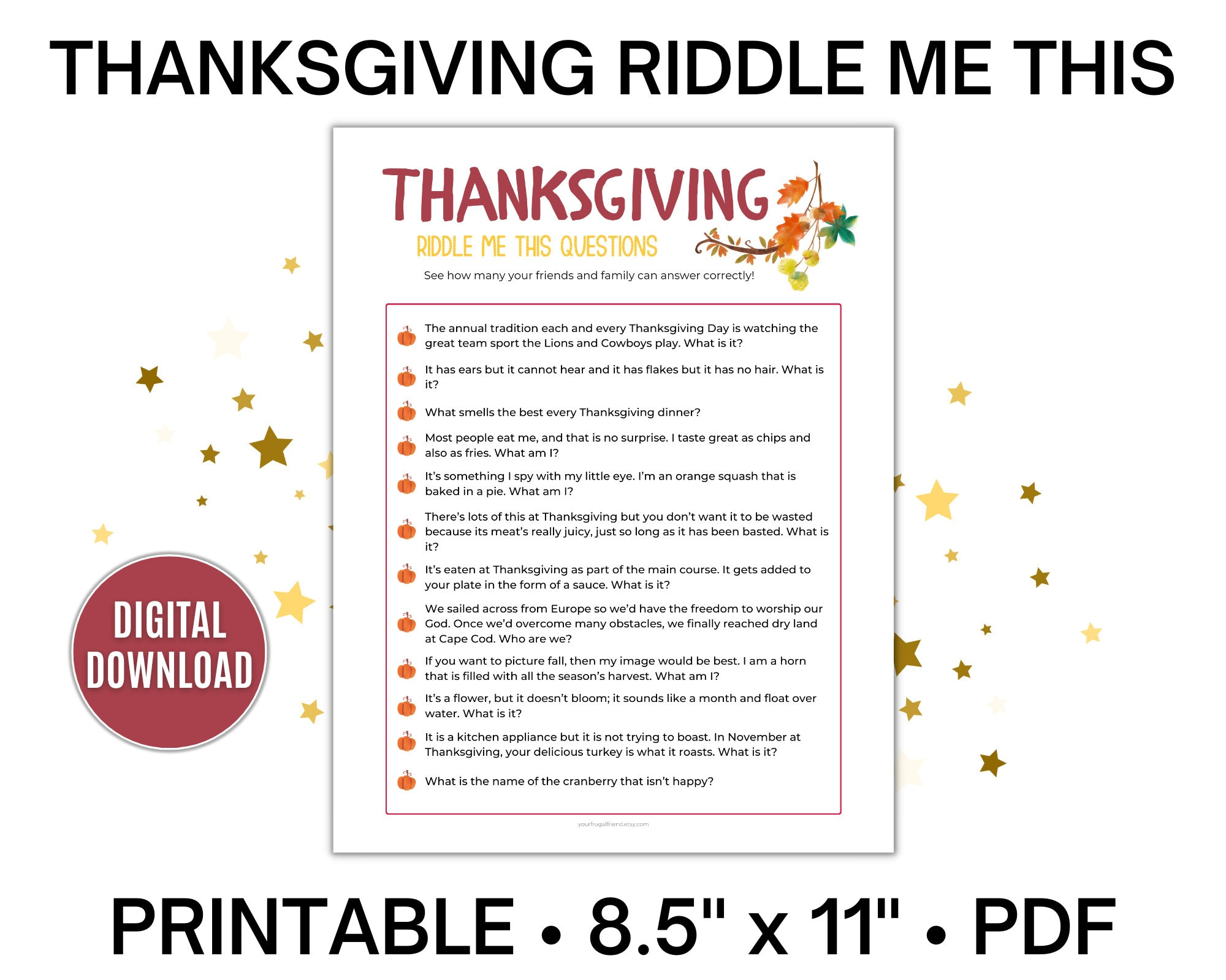 Thanksgiving Riddle Me This, Thanksgiving Trivia Game in Thanksgiving Riddle Worksheet