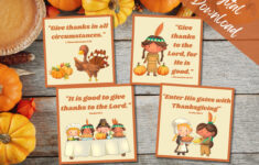 Thanksgiving Scripture Verse Cards, Printable First Thanksgiving within Bible Verses For Thanksgiving Cards