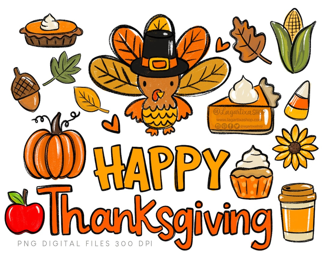 Thanksgiving Sublimation Images Png Clip Art Harvest Day Pumpkin for Printable Thanksgiving Clip Art