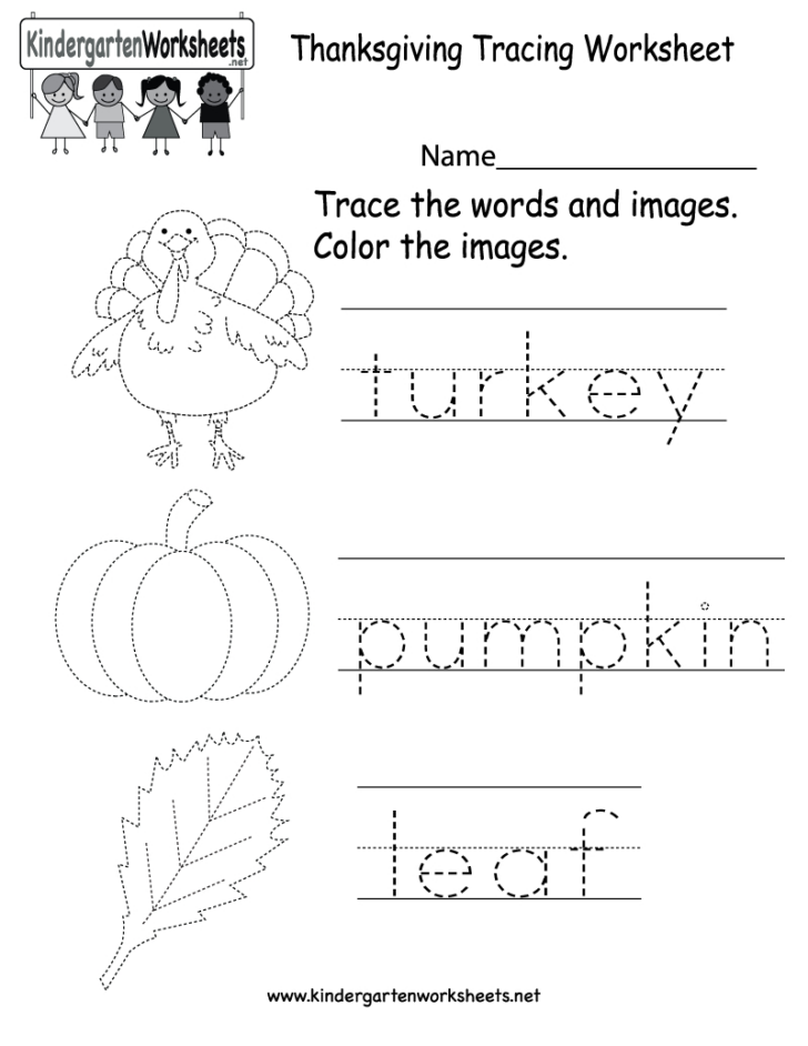 Preschool Worksheets For Thanksgiving