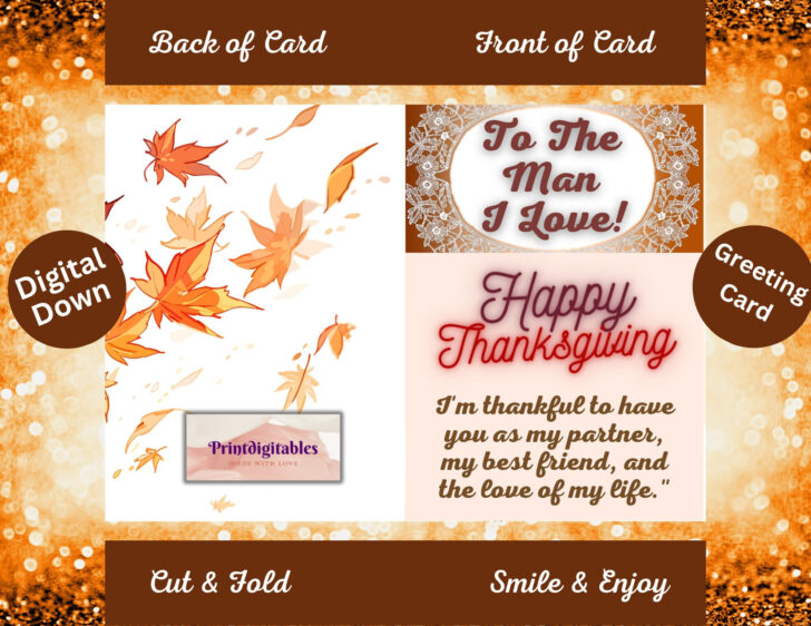 Thanksgiving Cards For Lover