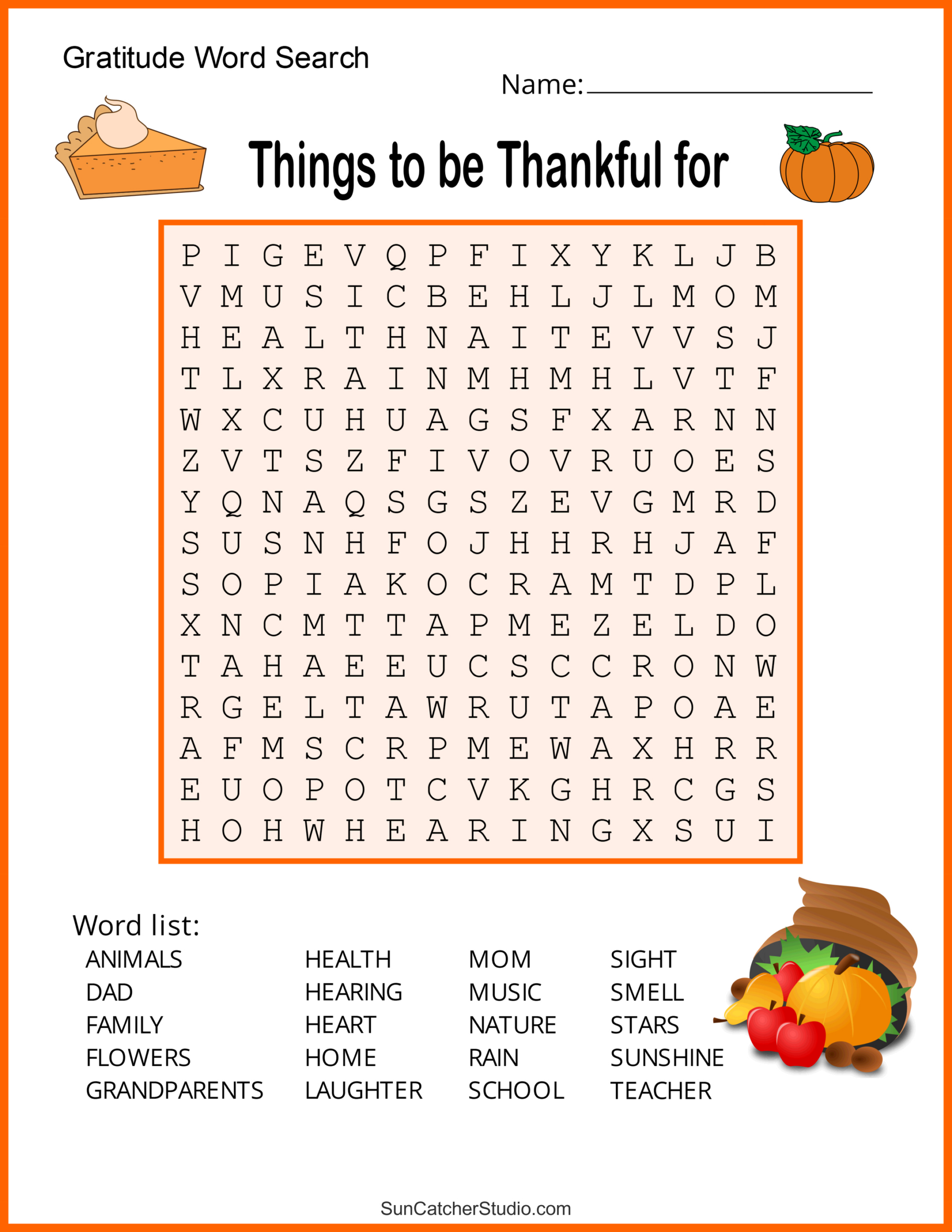 Thanksgiving Word Search (Free Printable Puzzles) – Diy Projects pertaining to Thanksgiving Word Puzzles Printable