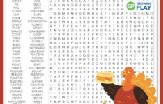 Thanksgiving Word Search Hard Printable Free Puzzles – Growing Play in Thanksgiving Puzzles Printable