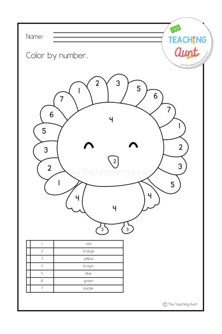 Preschool Thanksgiving Worksheets Free Printables