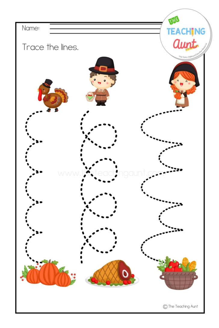 Thanksgiving Worksheet For Preschool