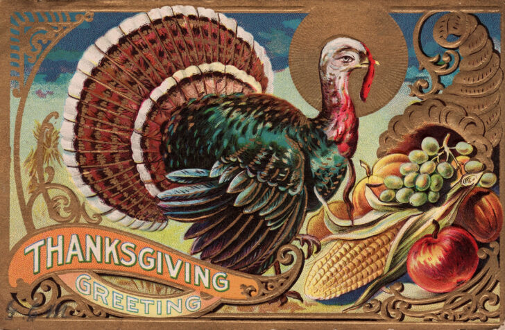 Old Fashioned Thanksgiving Cards