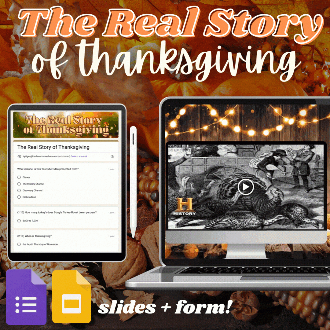 The Real Story Of Thanksgiving+ Interactive Activities | Kinda Sorta Teacher inside The Real Story Of Thanksgiving History Channel Worksheet