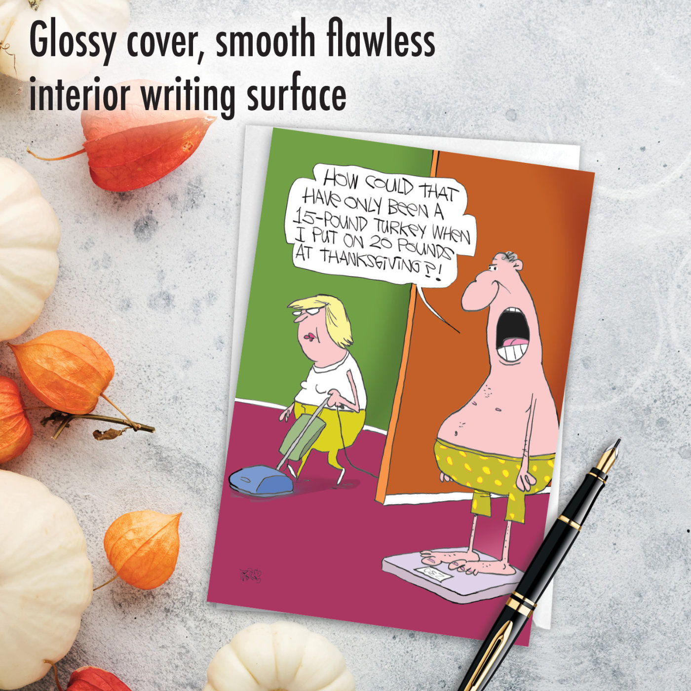 Turkey Weight: Funny Thanksgiving Paper Card within Naughty Thanksgiving Cards