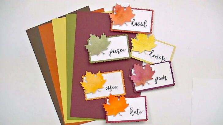 DIY Thanksgiving Place Cards