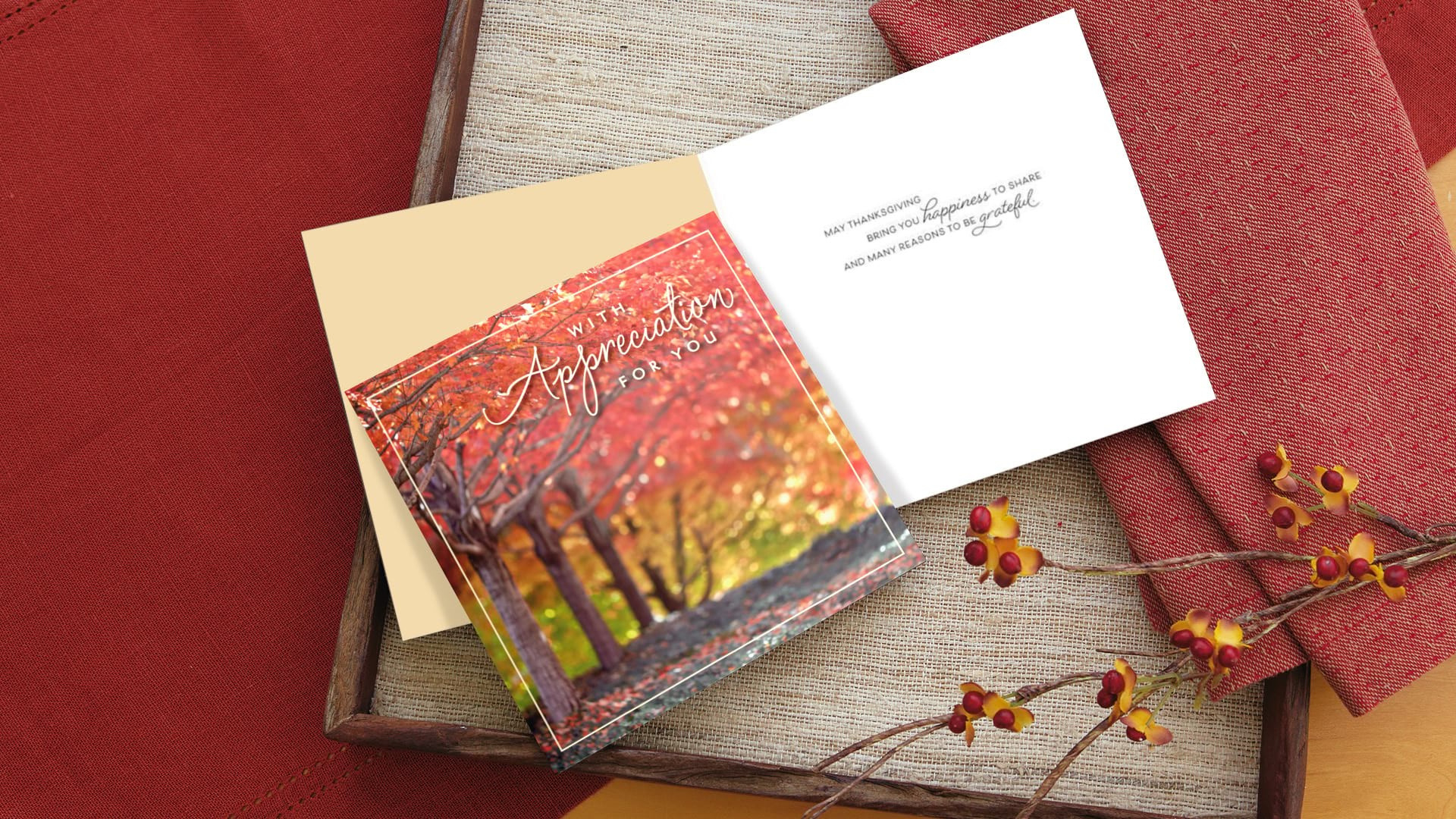 What To Write In A Thanksgiving Card To Customers | Hallmark with Client Thanksgiving Cards