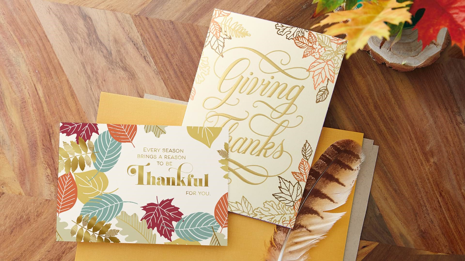 What To Write In A Thanksgiving Card To Employees | Hallmark Business for Thanksgiving Cards To Employees