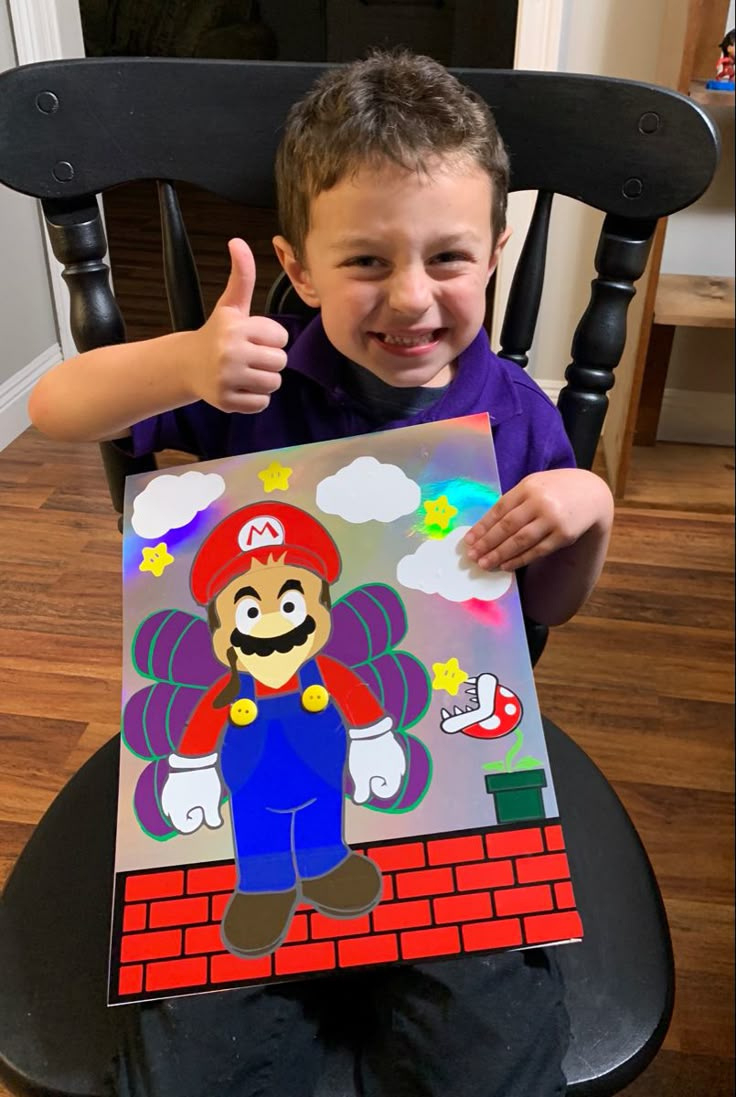 2021 Disguise A Turkey Project - Super Mario within Luigi Turkey Disguise Printable