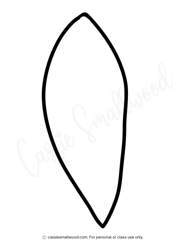 31 Cutest Turkey Templates - Cassie Smallwood for Printable Large Turkey Feather Template