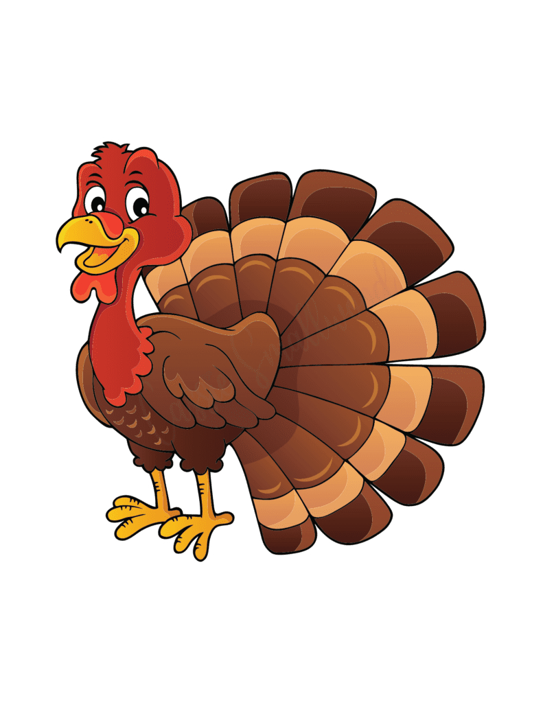 31 Cutest Turkey Templates - Cassie Smallwood regarding Large Printable Turkey