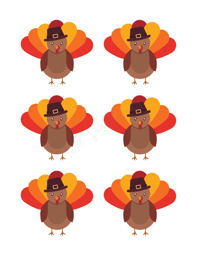 31 Cutest Turkey Templates - Cassie Smallwood with regard to Printable Cartoon Turkey