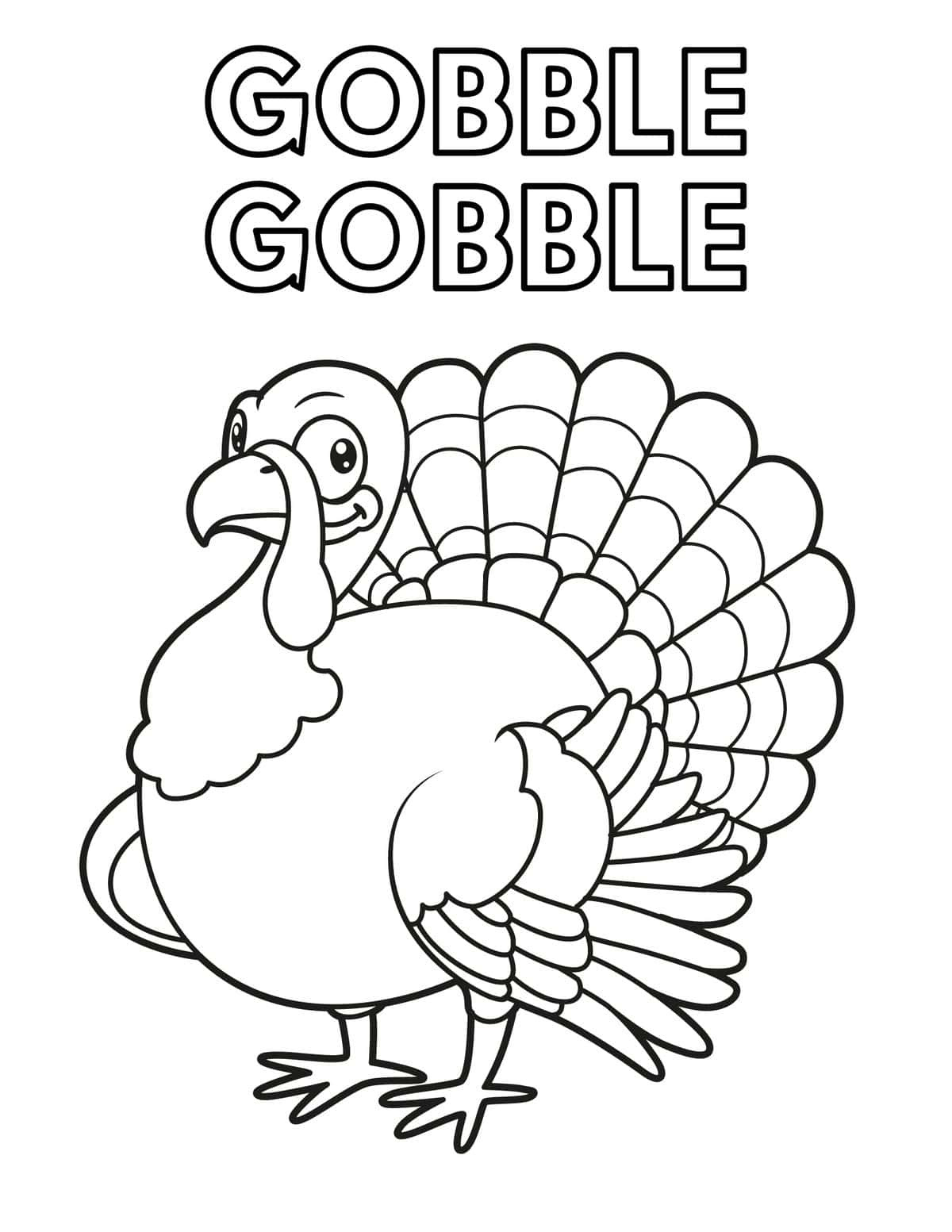 45 Free Thanksgiving Coloring Pages For Kids And Adults - Prudent intended for Free Thanksgiving Turkey Coloring Pages Printables
