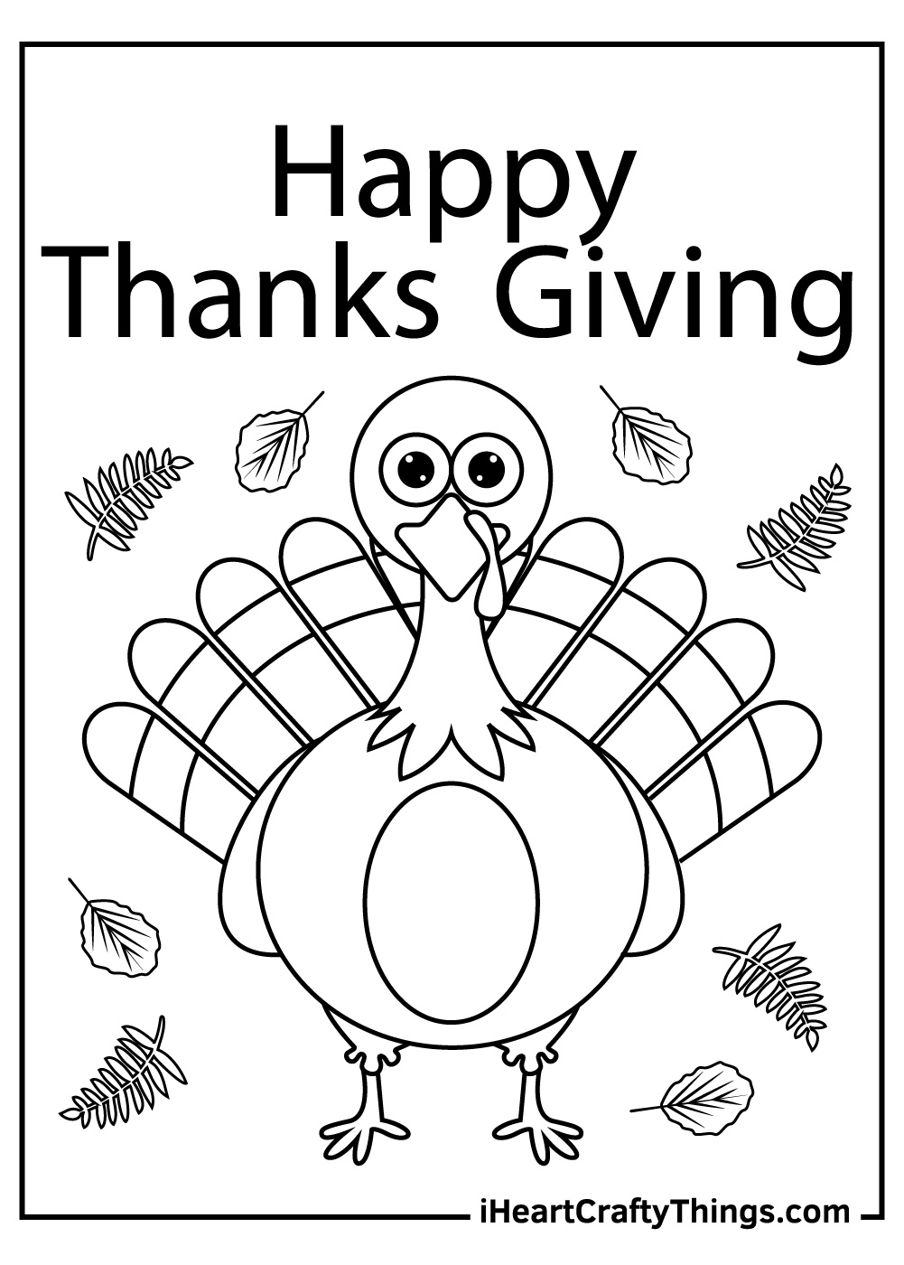 70 Thanksgiving Coloring Pages (Printable Free Pdf For Kids) intended for Turkey Coloring Sheet Free Printable