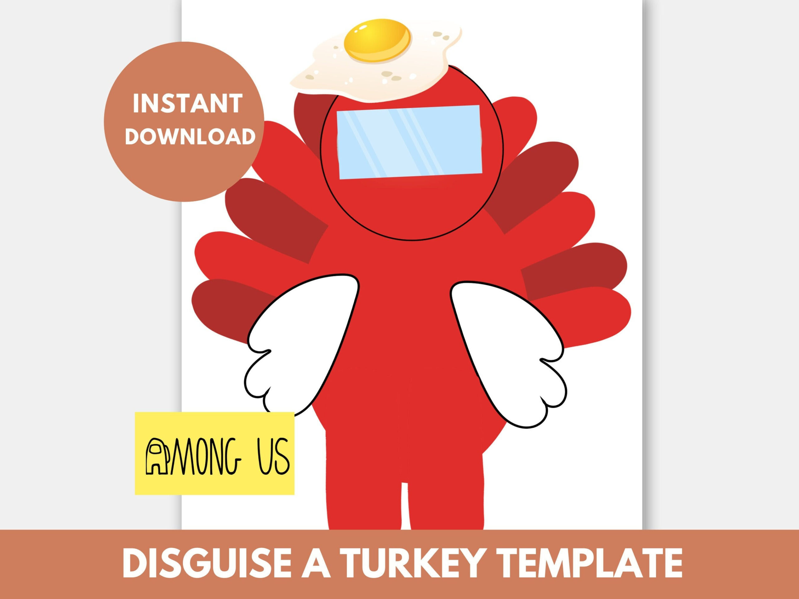 Among Us Turkey Disguise Project Printable | Disguise A Turkey with regard to Among Us Turkey Disguise Printable