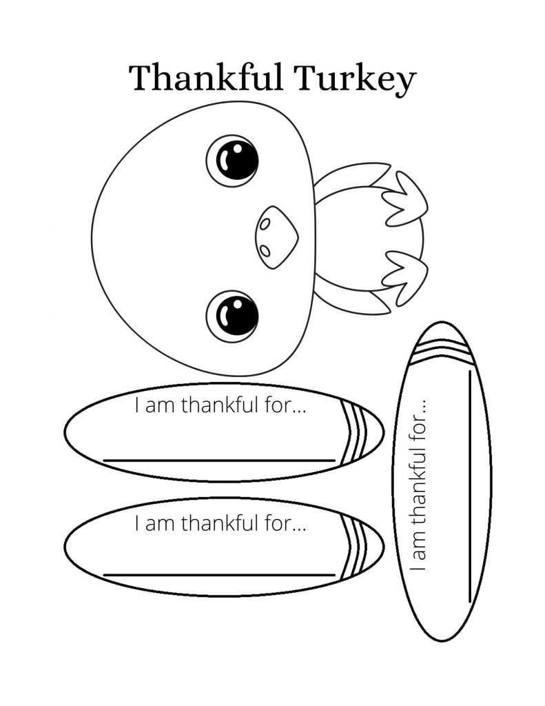 An Easy & Quick Thankful Turkey Homeschool Activity For throughout Thankful Turkey Activity Free Printable