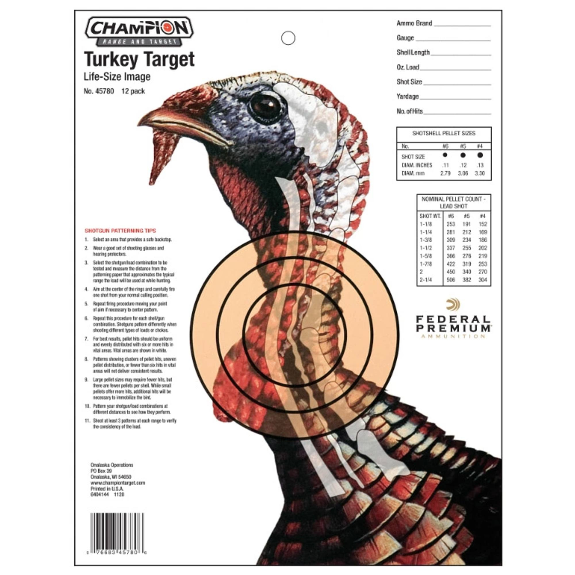 Buy Animal Targets And More | Champion Target for Printable Paper Turkey Targets