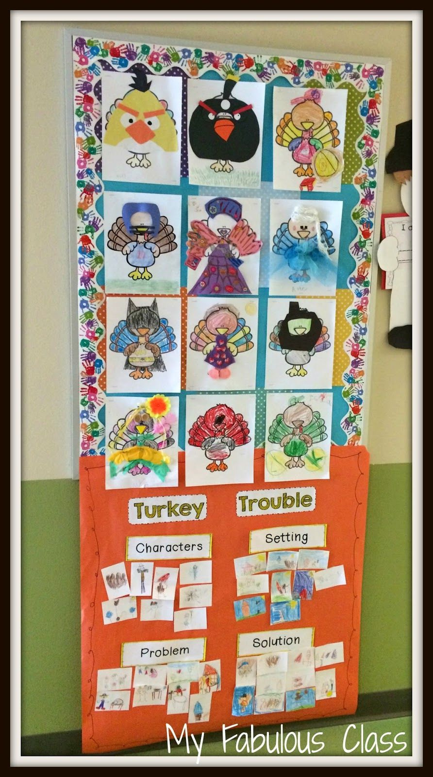 Discover 10 Turkey Trouble Activities And Thanksgiving School with regard to Hide the Turkey Printable	Informational