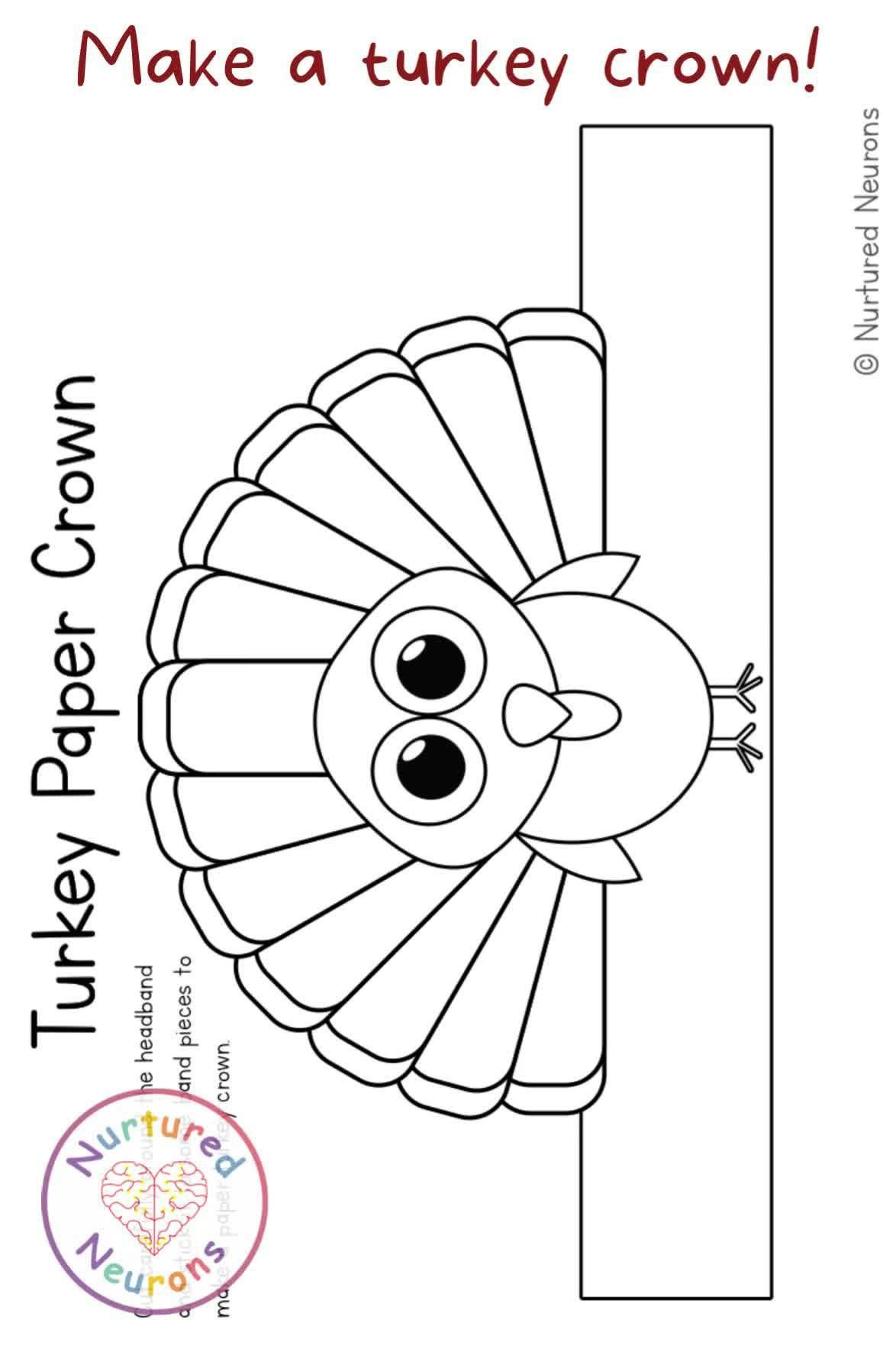 Discover 13 Thanksgiving Day Activities And Fun Thanksgiving for Printable Turkey Crown