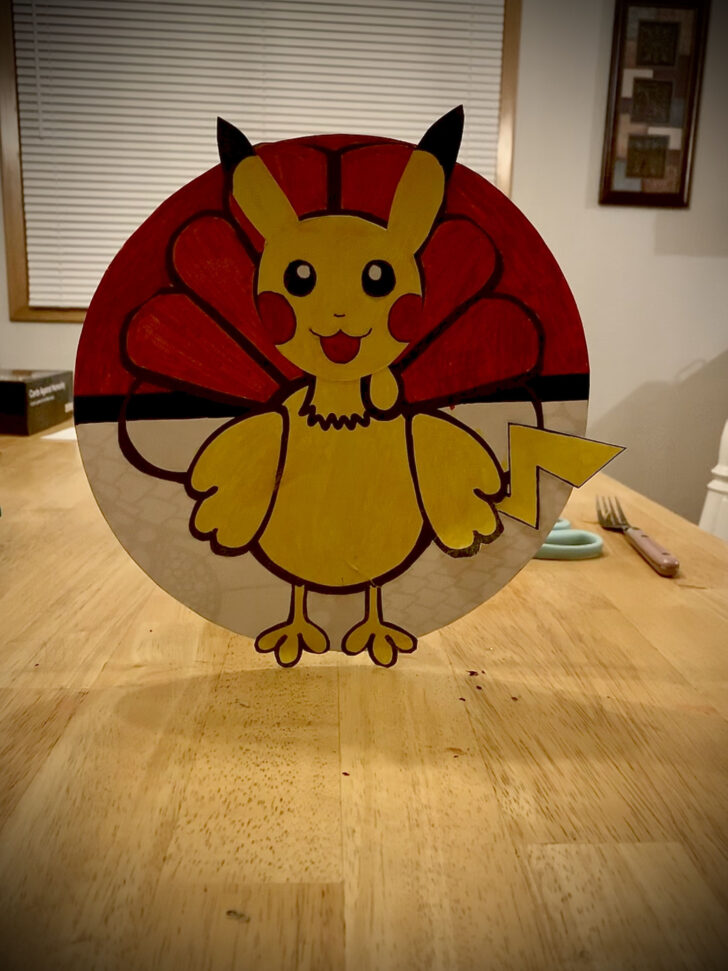 Pikachu Turkey Disguise Printable Pikachu Turkey Disguise Printable