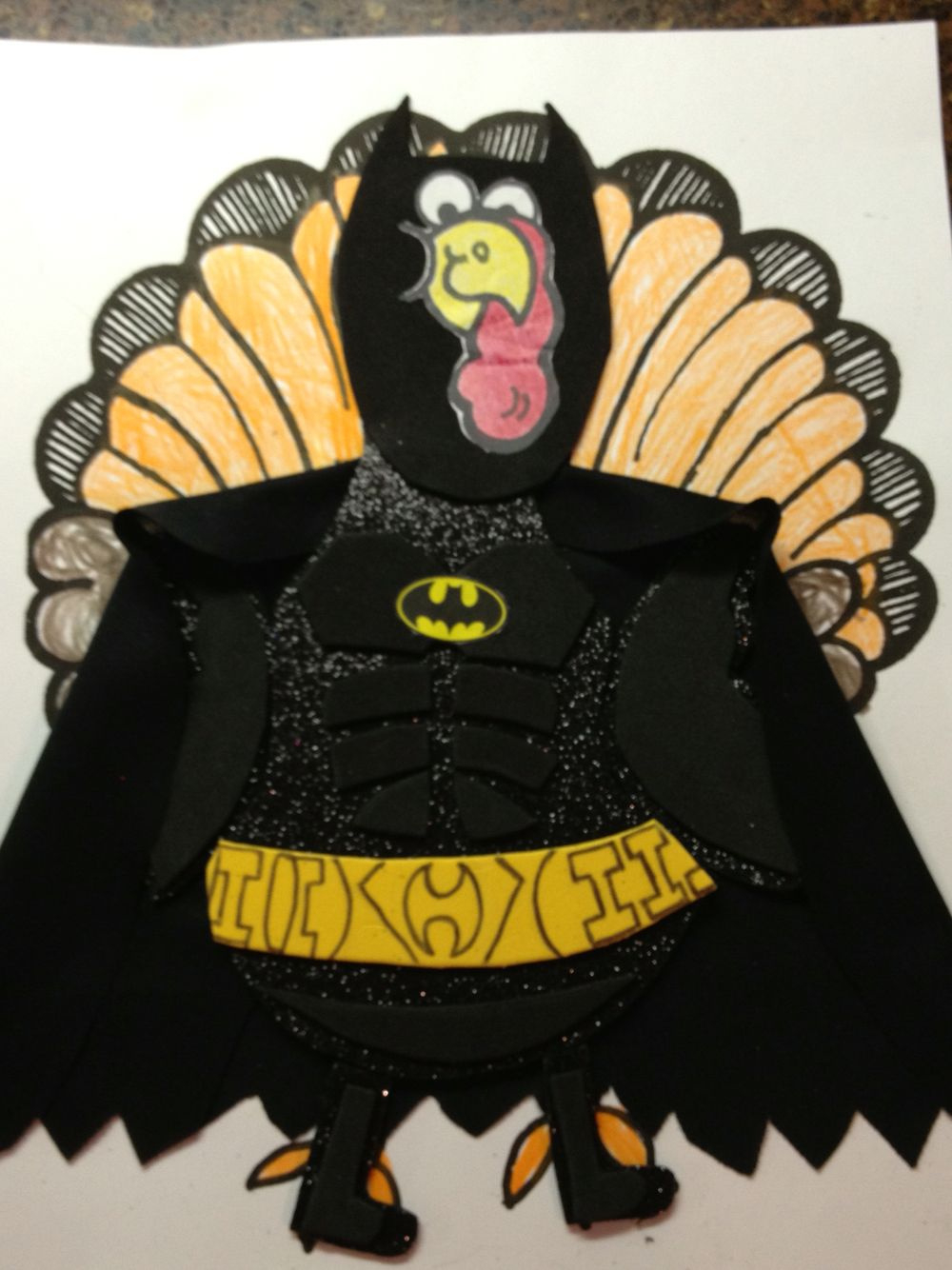 Discover 9 Disguise A Turkey Project And Turkey Dressed As Batman with regard to Turkey In Disguise Batman Printable