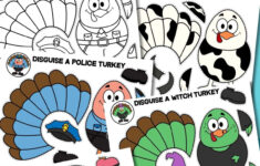 Disguise A Turkey Project (Free Printable Templates + Ideas) for Disguise a Turkey Printable Outfits