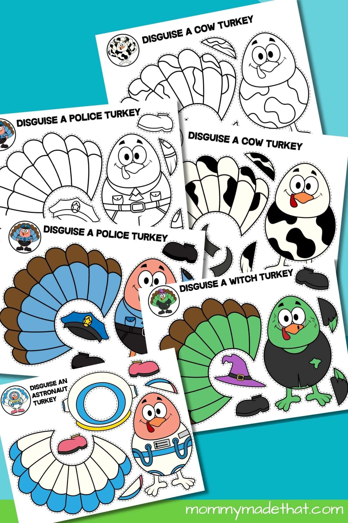 Disguise A Turkey Project (Free Printable Templates + Ideas) intended for Kindergarten Turkey In Disguise Printable Outfits