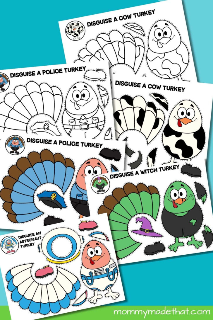 Turkey Disguise Template Free Printable