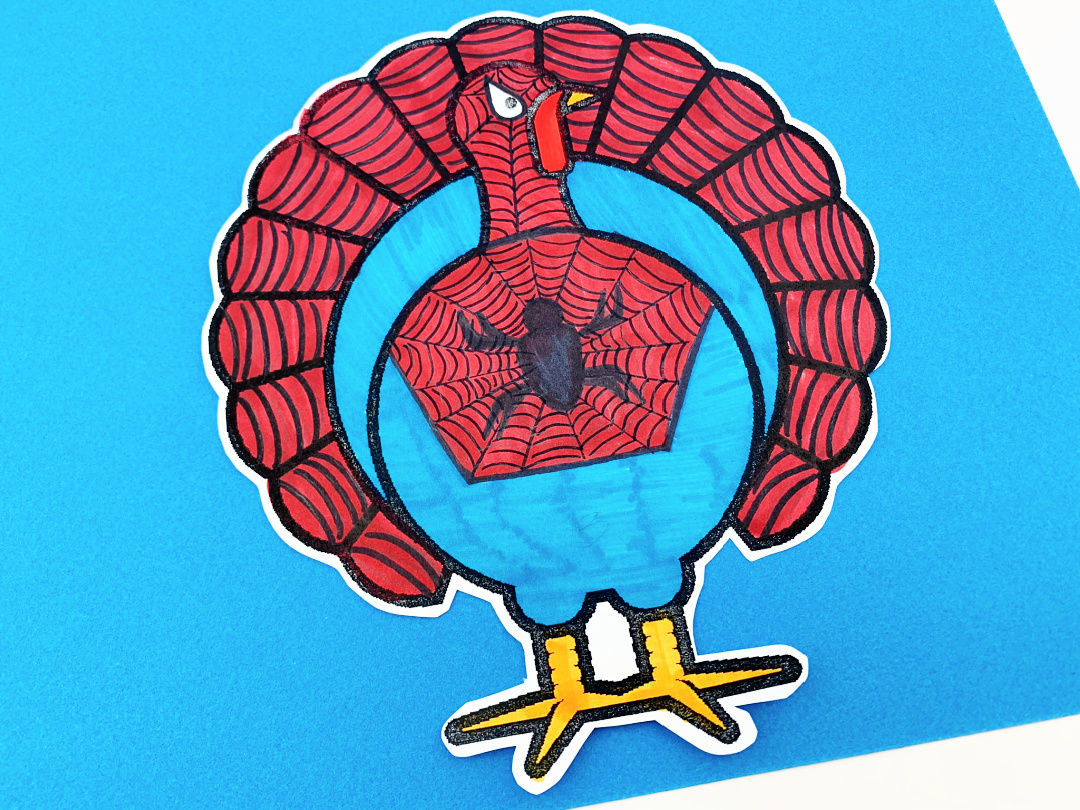 Disguise A Turkey Spiderman - Mom. Wife. Busy Life. with regard to Free Printable Disguise a Turkey Spiderman Template
