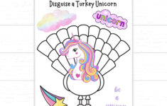 Disguise A Turkey Unicorn, Unicorn Turkey, Disguise A Turkey regarding Disguise a Turkey Unicorn Free Printable