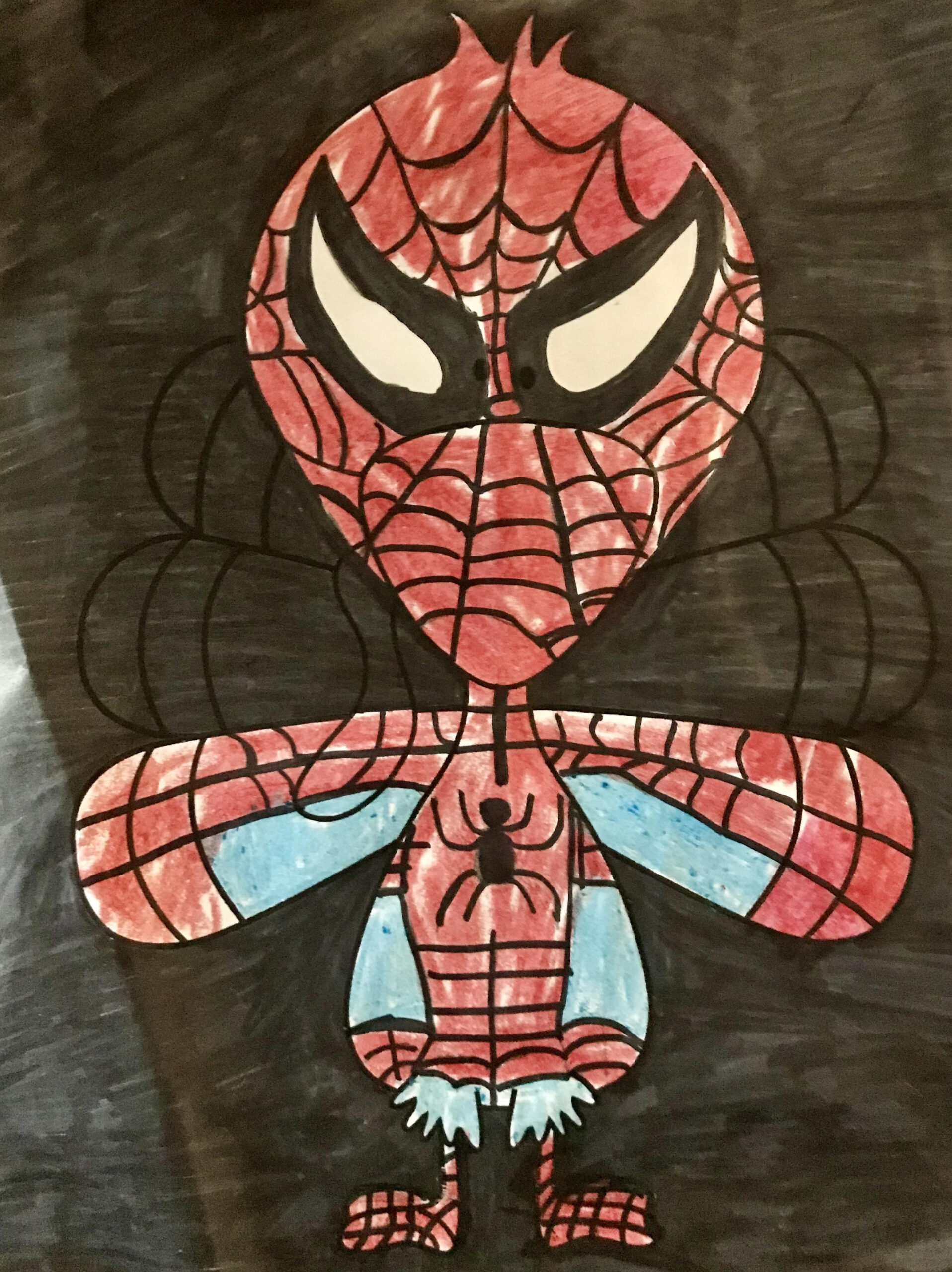 Disguising A Turkey As Spider-Man- A Homework Assignment For My 6 regarding Turkey In Disguise Spiderman
