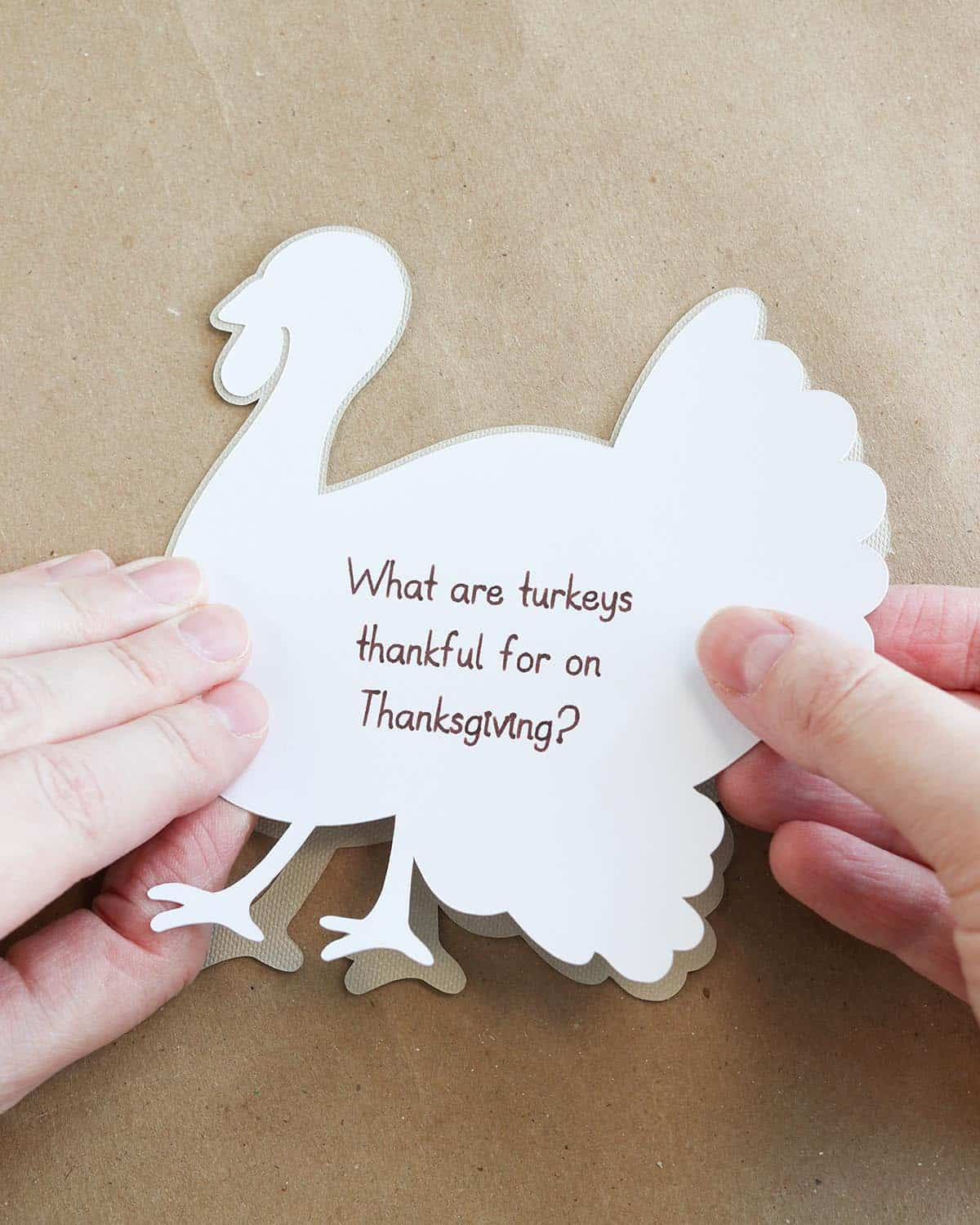 Diy Thanksgiving Place Cards: Funny Turkey Jokes - Aubree Originals with Printable Turkey Place Cards