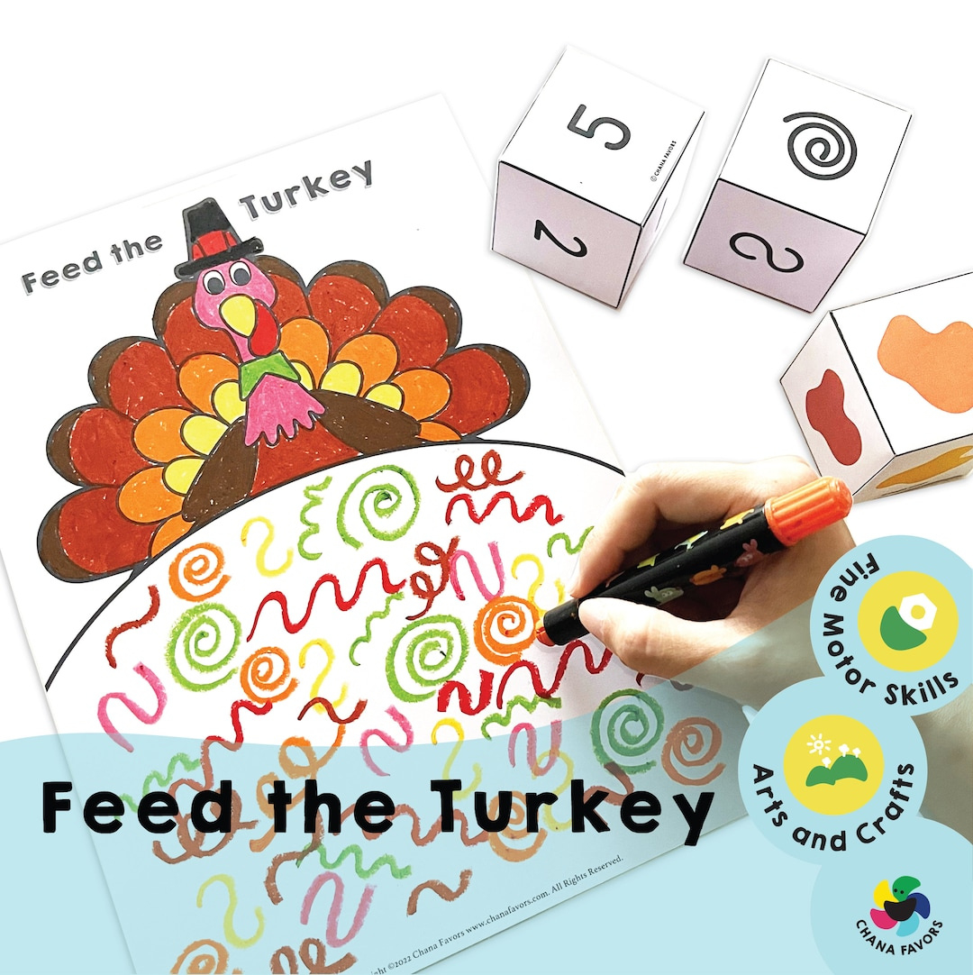 Feed The Turkey - Printable Pdf - Download Only - Enjoy Feeding regarding Feed the Turkey Printable