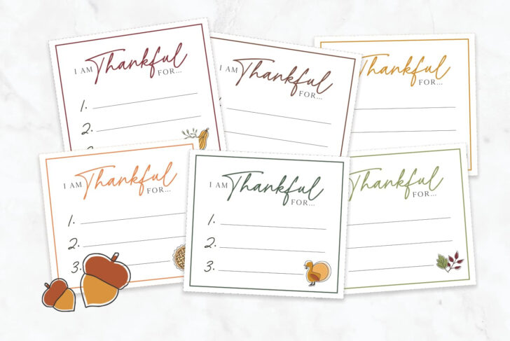 Thanksgiving I am Thankful For Printable Thanksgiving I am Thankful For Printable