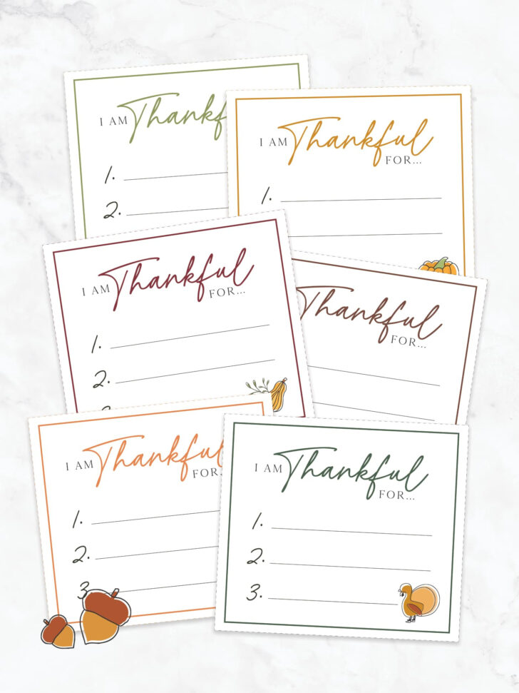 I am Thankful For You Printable
