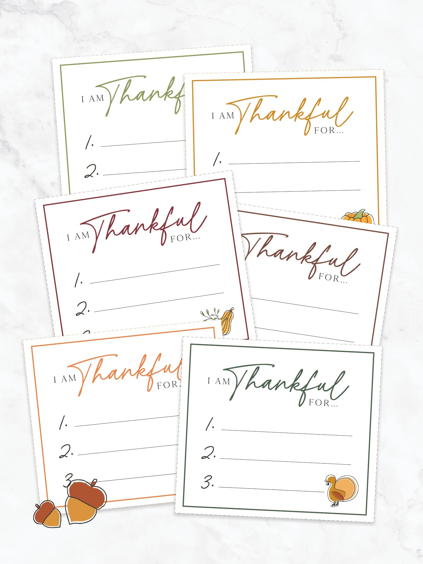 Free Printable I Am Thankful For Cards! - Favorite Printables within I am Thankful For You Printable