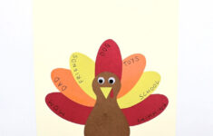 Free Printable Thankful Turkey Craft Template For Kids – The Craft inside Turkey Crafts For Kids Printable